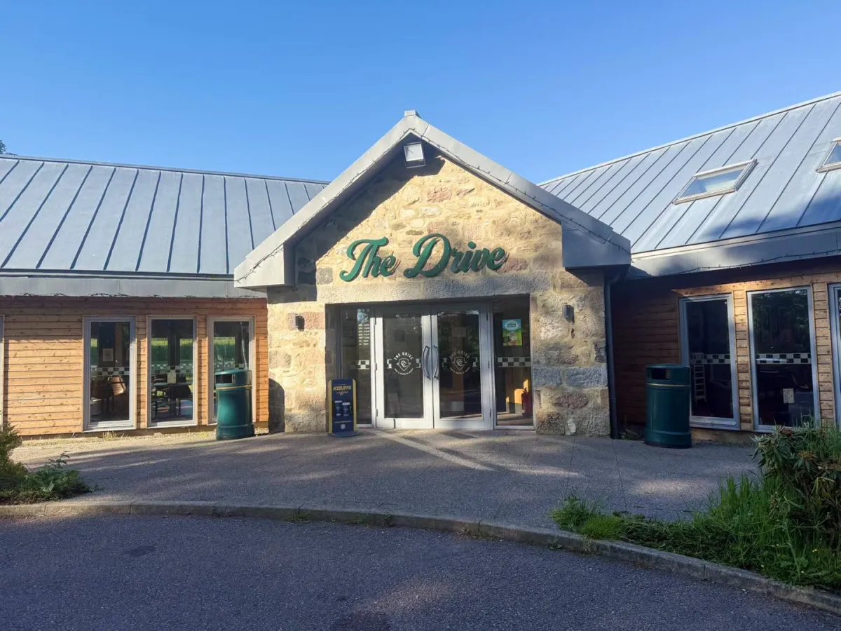 The Drive at Haddo café exterior near Ellon and Aberdeen, Aberdeenshire